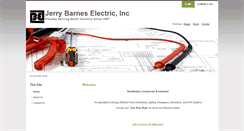 Desktop Screenshot of jerrybarneselectric.com