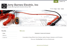 Tablet Screenshot of jerrybarneselectric.com